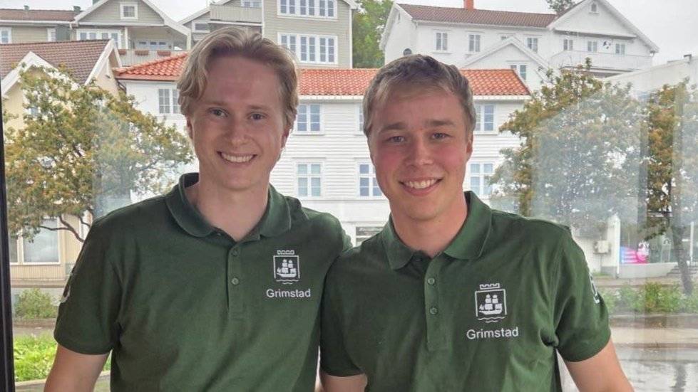 Portrett av Vetle Jørgensen og Emil Vindegaard 